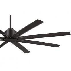 MINKA-AIRE Xtreme H2O 65 in. Indoor/Outdoor Coal Ceiling Fan with Remote Control -Fans Shop coal minka aire ceiling fans without lights f896 65 cl 66 1000