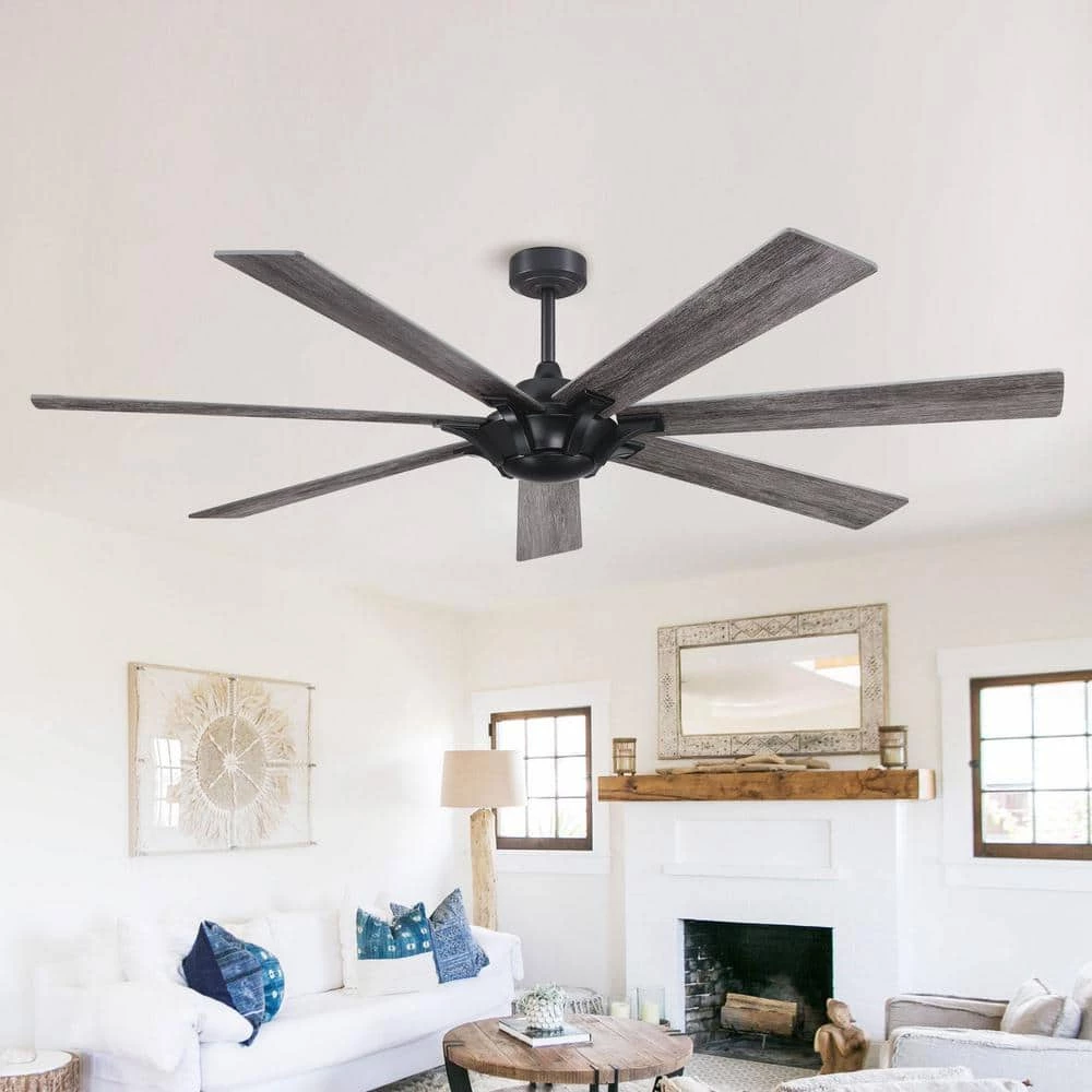 Parrot Uncle Liew 72 in. Indoor/Outdoor Aged Copper Industrial Reversible Blades Ceiling Fan with Remote Control 2 Parrot Uncle Liew 72 in. Indoor/Outdoor Aged Copper Industrial Reversible Blades Ceiling Fan with Remote Control - Image 2