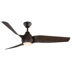 Home Decorators Collection Kayden DC 60 in. White Color Changing Integrated LED Indoor/Outdoor Dark Oak Ceiling Fan with Light Kit and Remote -Fans Shop dark oak home decorators collection ceiling fans with lights 52060 1f 1000