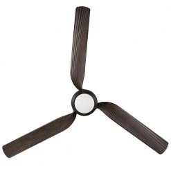 Home Decorators Collection Kayden DC 60 in. White Color Changing Integrated LED Indoor/Outdoor Dark Oak Ceiling Fan with Light Kit and Remote -Fans Shop dark oak home decorators collection ceiling fans with lights 52060 44 1000