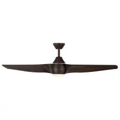 Home Decorators Collection Kayden DC 60 in. White Color Changing Integrated LED Indoor/Outdoor Dark Oak Ceiling Fan with Light Kit and Remote -Fans Shop dark oak home decorators collection ceiling fans with lights 52060 4f 1000