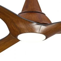 Home Decorators Collection Tidal Breeze 60 in. LED Indoor Distressed Koa Ceiling Fan with Light Kit and Remote Control -Fans Shop distressed koa home decorators collection ceiling fans with lights 54762 66 1000