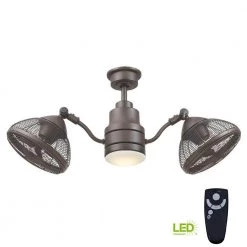 Home Decorators Collection Pendersen 42 in. Integrated LED Indoor/Outdoor Espresso Bronze Ceiling Fan with Light Kit and Remote Control -Fans Shop espresso bronze home decorators collection ceiling fans with lights am348 eb 77 1000