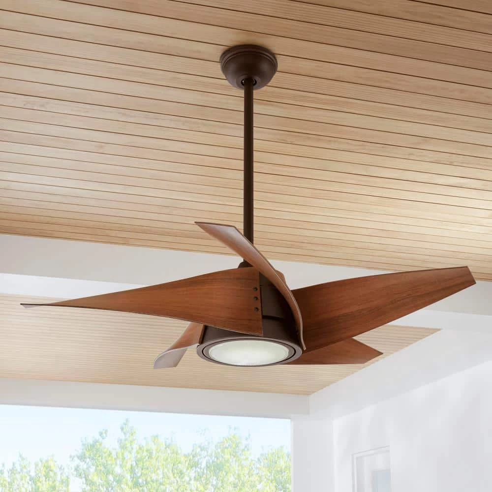 Home Decorators Collection Broughton 42 in. LED Espresso Bronze Ceiling Fan with Remote Control 2 Home Decorators Collection Broughton 42 in. LED Espresso Bronze Ceiling Fan with Remote Control - Image 2