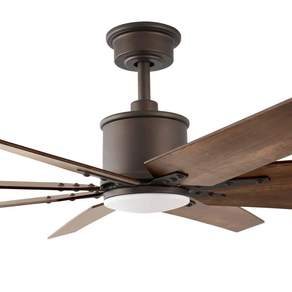 Home Decorators Collection Milbourne 60 in. Integrated LED Indoor Espresso Bronze Ceiling Fan with Light and Remote Control 7 Home Decorators Collection Milbourne 60 in. Integrated LED Indoor Espresso Bronze Ceiling Fan with Light and Remote Control - Image 7
