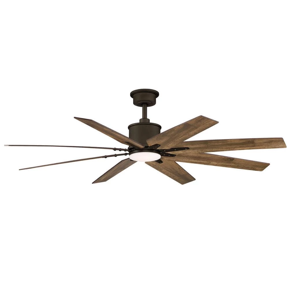 Home Decorators Collection Milbourne 60 in. Integrated LED Indoor Espresso Bronze Ceiling Fan with Light and Remote Control 8 Home Decorators Collection Milbourne 60 in. Integrated LED Indoor Espresso Bronze Ceiling Fan with Light and Remote Control - Image 8
