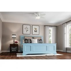 Hunter Newsome 42 in. Indoor Low Profile Fresh White Ceiling Fan With LED Light Kit and Remote -Fans Shop fresh white hunter ceiling fans with lights 32812 1f 1000