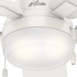Hunter Duncan 52 in. LED Indoor Fresh White Flush Mount Ceiling Fan with Light 16 Hunter Duncan 52 in. LED Indoor Fresh White Flush Mount Ceiling Fan with Light -Fans Shop fresh white hunter ceiling fans with lights 59186 a0 1000