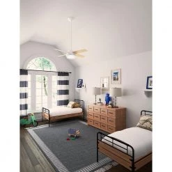 Hunter Dempsey 44 in. LED Indoor Fresh White Ceiling Fan with Universal Remote 18 Hunter Dempsey 44 in. LED Indoor Fresh White Ceiling Fan with Universal Remote -Fans Shop fresh white hunter ceiling fans with lights 59246 1d 1000