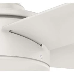 Hunter Tidal Ridge 52 in. Outdoor Fresh White Ceiling Fan with Wall Switch -Fans Shop fresh white hunter ceiling fans without lights 51424 40 1000