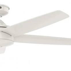 Hunter Tidal Ridge 52 in. Outdoor Fresh White Ceiling Fan with Wall Switch -Fans Shop fresh white hunter ceiling fans without lights 51424 44 1000