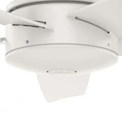 Hunter Tidal Ridge 52 in. Outdoor Fresh White Ceiling Fan with Wall Switch -Fans Shop fresh white hunter ceiling fans without lights 51424 76 1000