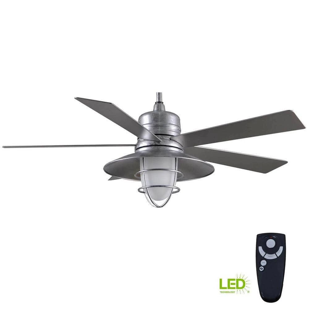 Home Decorators Collection Grayton 54 in. LED Indoor/Outdoor Galvanized Ceiling Fan with Light Kit and Remote Control 13 Home Decorators Collection Grayton 54 in. LED Indoor/Outdoor Galvanized Ceiling Fan with Light Kit and Remote Control - Image 13