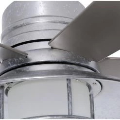 Home Decorators Collection Grayton 54 in. LED Indoor/Outdoor Galvanized Ceiling Fan with Light Kit and Remote Control 19 Home Decorators Collection Grayton 54 in. LED Indoor/Outdoor Galvanized Ceiling Fan with Light Kit and Remote Control -Fans Shop galvanized home decorators collection ceiling fans with lights 24343 77 1000