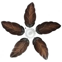 Hampton Bay Nassau 52 in. Indoor/Outdoor LED Gilded Iron Wet Rated Ceiling Fan with Light Kit and 5 Weather Resistant Blades -Fans Shop gilded iron hampton bay ceiling fans with lights 58020 77 1000