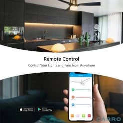 CARRO Striver 52 in. Indoor/Outdoor Gold Smart Ceiling Fan, Dimmable LED Light and Remote, Works with Alexa/Google Home/Siri 15 CARRO Striver 52 in. Indoor/Outdoor Gold Smart Ceiling Fan, Dimmable LED Light and Remote, Works with Alexa/Google Home/Siri -Fans Shop gold carro ceiling fans with lights s523p l12 g2 1 fm 1f 1000
