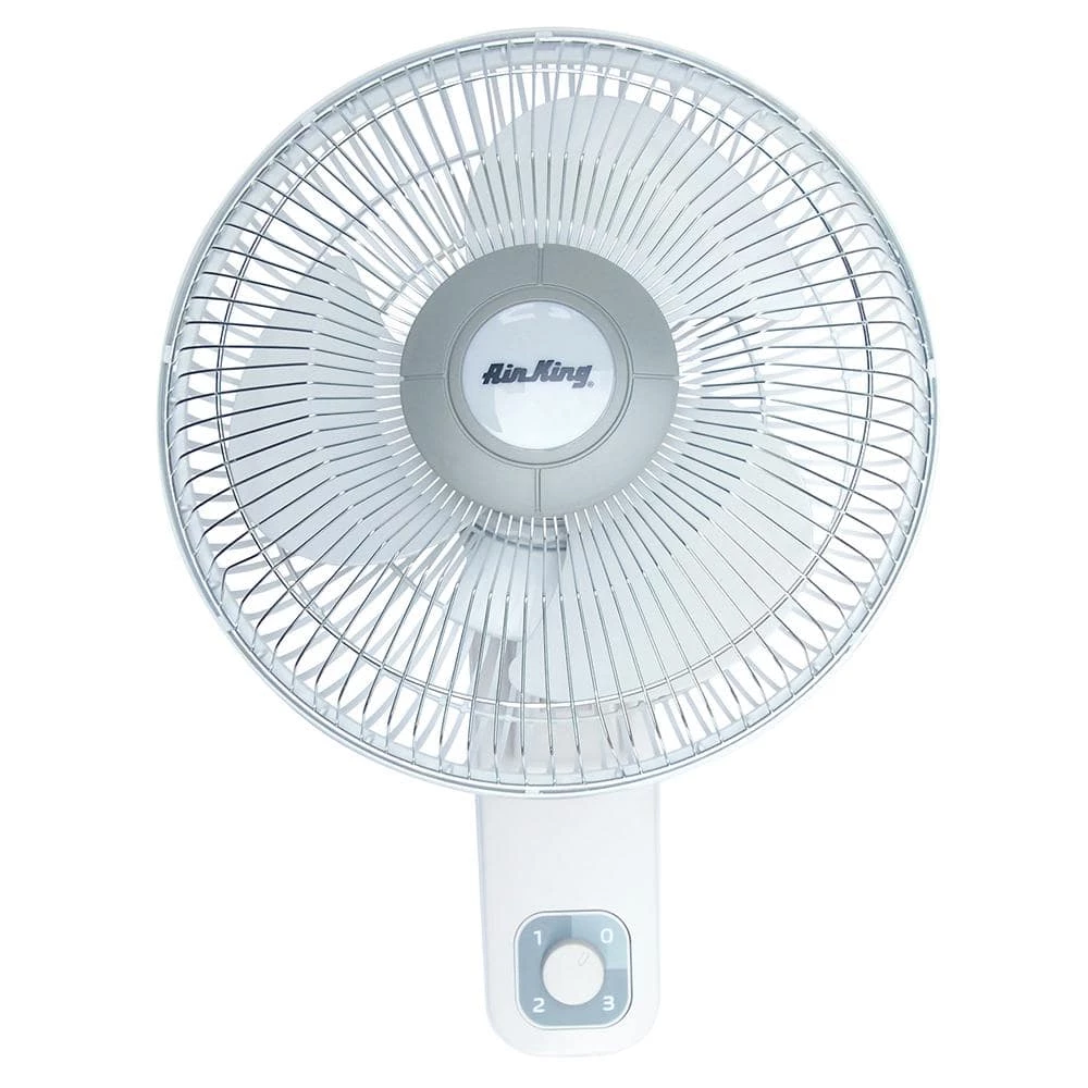 Air King 12 in. Commercial Grade Oscillating Wall Mount Fan 1 Air King 12 in. Commercial Grade Oscillating Wall Mount Fan