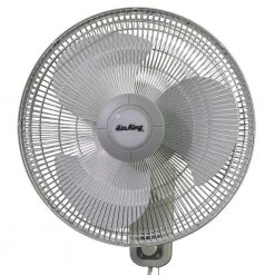 Air King 16 in. Commercial Grade Oscillating Wall Mount Fan -Fans Shop gray air king wall mounted fans 9016 44 1000