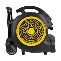 Comfort Zone 1 HP High-Velocity Air Mover Carpet Dryer Blower Fan with Timer -Fans Shop gray comfort zone blower fans czbc101t eu 1d 1000
