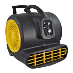 Comfort Zone 1 HP High-Velocity Air Mover Carpet Dryer Blower Fan with Timer -Fans Shop gray comfort zone blower fans czbc101t eu 4f 1000