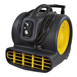 Comfort Zone 1 HP High-Velocity Air Mover Carpet Dryer Blower Fan with Timer -Fans Shop gray comfort zone blower fans czbc101t eu 66 1000