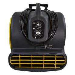 Comfort Zone 1 HP High-Velocity Air Mover Carpet Dryer Blower Fan with Timer -Fans Shop gray comfort zone blower fans czbc101t eu fa 1000