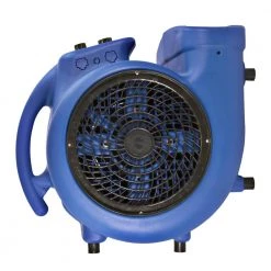 Comfort Zone 1/2 HP High Velocity Air Mover Carpet Dryer Blower Fan with Timer, Blue -Fans Shop gray comfort zone blower fans czbc121t 1d 1000