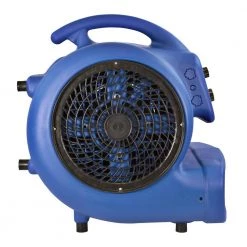 Comfort Zone 1/2 HP High Velocity Air Mover Carpet Dryer Blower Fan with Timer, Blue -Fans Shop gray comfort zone blower fans czbc121t 76 1000