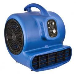 Comfort Zone 1/2 HP High Velocity Air Mover Carpet Dryer Blower Fan with Timer, Blue -Fans Shop gray comfort zone blower fans czbc121t c3 1000