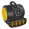 Comfort Zone 1/2 HP High Velocity Air Mover Carpet Dryer Blower Fan with Timer