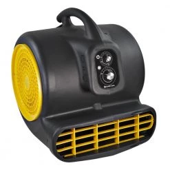 Comfort Zone 1/2 HP High Velocity Air Mover Carpet Dryer Blower Fan with Timer