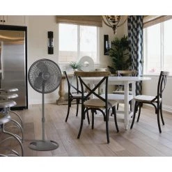 Lasko Adjustable-Height 16 in. Oscillating Pedestal Fan -Fans Shop gray lasko pedestal fans 2524 1d 1000