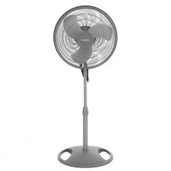 Lasko Adjustable-Height 16 in. Oscillating Pedestal Fan -Fans Shop gray lasko pedestal fans 2524 40 1000