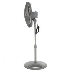 Lasko Adjustable-Height 16 in. Oscillating Pedestal Fan -Fans Shop gray lasko pedestal fans 2524 a0 1000