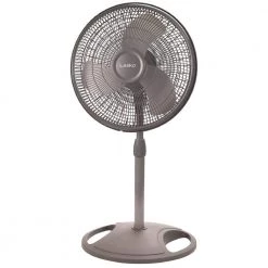 Lasko Adjustable-Height 16 in. Oscillating Pedestal Fan -Fans Shop gray lasko pedestal fans 2524 c3 1000
