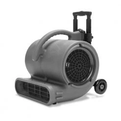 B-Air 1/2 HP Air Mover for Janitorial Water Damage Restoration Stackable Carpet Dryer Floor Blower Fan with Handle Grey -Fans Shop gray with handle b air blower fans ba vp 50 gy h 1f 1000