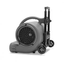 B-Air 1/2 HP Air Mover for Janitorial Water Damage Restoration Stackable Carpet Dryer Floor Blower Fan with Handle Grey -Fans Shop gray with handle b air blower fans ba vp 50 gy h 44 1000
