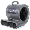 XtremepowerUS 3/4 HP 1450 CFM 3-Speed Portable Blower Fan Air Mover Carpet Dryer with Built-in Outlets