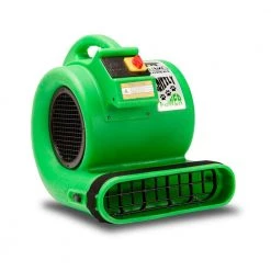 B-Air 1 HP Air Mover for Water Damage Restoration Carpet Dryer Floor Blower Fan, Green