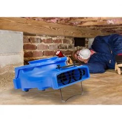 B-Air 1/4 HP Low Profile Air Mover for Water Damage Restoration Carpet Dryer Floor Blower Fan in Green -Fans Shop green b air blower fans ba vl 25 gn 66 1000