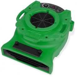 B-Air 1/4 HP Low Profile Air Mover for Water Damage Restoration Carpet Dryer Floor Blower Fan in Green -Fans Shop green b air blower fans ba vl 25 gn c3 1000