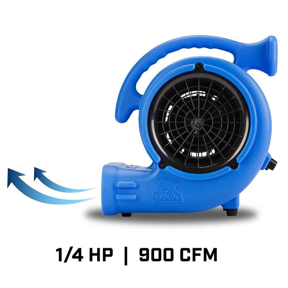 B-Air 1/4 HP Air Mover Blower Fan for Water Damage Restoration Carpet Dryer Floor Home and Plumbing Use in Green 7 B-Air 1/4 HP Air Mover Blower Fan for Water Damage Restoration Carpet Dryer Floor Home and Plumbing Use in Green - Image 7