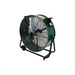 King Electric 24 in. Drum Fan Direct Drive Tiltable -Fans Shop green king electric industrial fans dfc 24d s 4f 1000