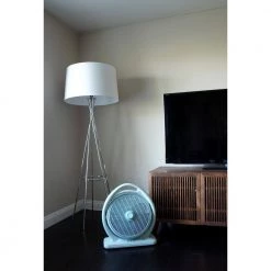 SPT 14 in. 3-Speeds Box Fan with Louver Rotation -Fans Shop light olive green spt box fans sf 1414a 31 1000