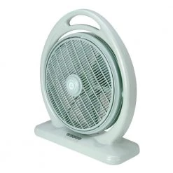 SPT 14 in. 3-Speeds Box Fan with Louver Rotation