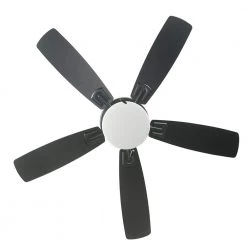 PRIVATE BRAND UNBRANDED Bellina 42 in. LED Indoor Matte Black Ceiling Fan with Light Kit -Fans Shop matte black ceiling fans with lights rh5h1 mb 4f 1000