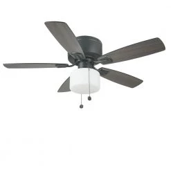 PRIVATE BRAND UNBRANDED Bellina 42 in. LED Indoor Matte Black Ceiling Fan with Light Kit -Fans Shop matte black ceiling fans with lights rh5h1 mb c3 1000