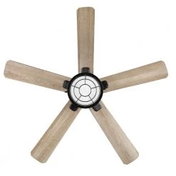 Hampton Bay Norwood 52 in. Indoor/Outdoor LED Matte Black Damp Rated Downrod Ceiling Fan with Light Kit and 5 Reversible Blades -Fans Shop matte black hampton bay ceiling fans with lights 52129 1f 1000