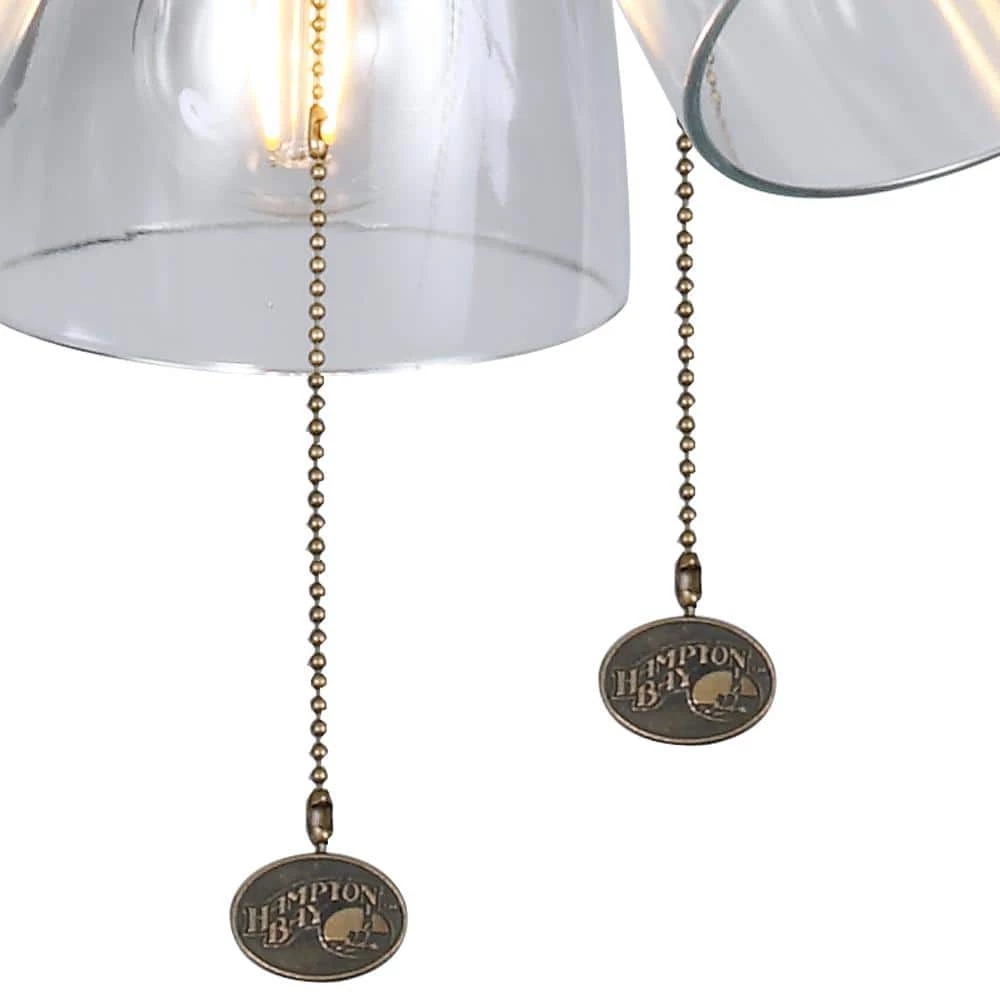 Hampton Bay Rockport 52 in. Indoor LED Matte Black Ceiling Fan with Light Kit, Downrod, and 5 Reversible Blades 11 Hampton Bay Rockport 52 in. Indoor LED Matte Black Ceiling Fan with Light Kit, Downrod, and 5 Reversible Blades - Image 11