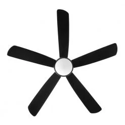 Hampton Bay Averly 52 in. Integrated LED Matte Black Ceiling Fan with Light and Remote Control with Color Changing Technology -Fans Shop matte black hampton bay ceiling fans with lights ak18b mbk 66 1000